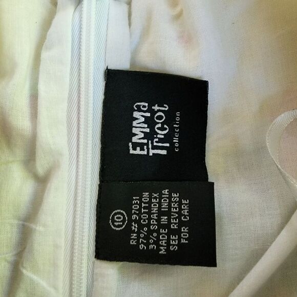 Emma Tricot NWT Y2K Vibrant Strapless Size 10 Dress - Picture 3 of 9